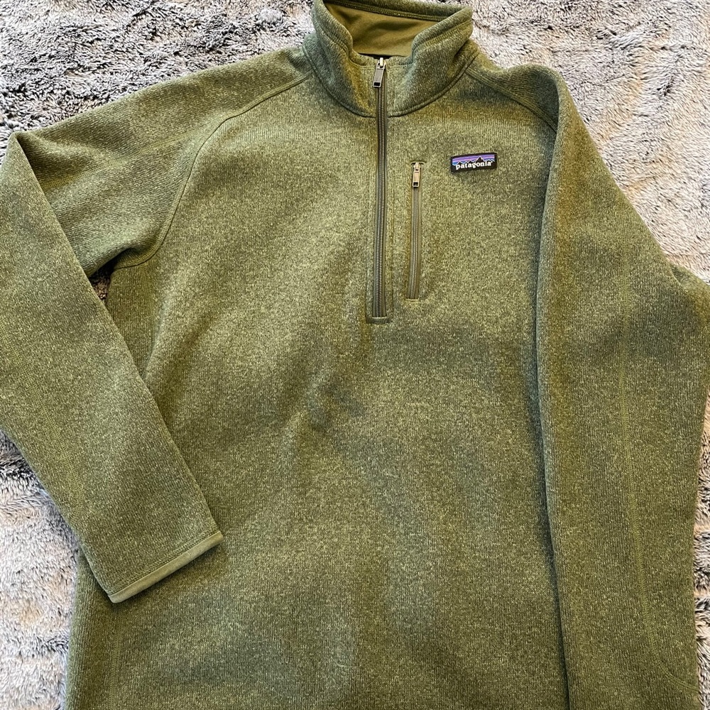 Patagonia M’s Better Sweater Quarter Zip (Large)